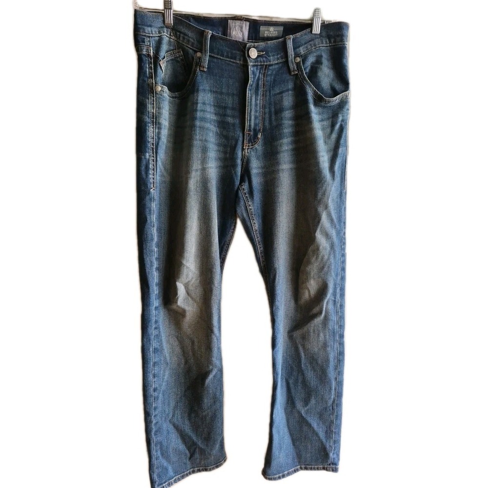 Rock And Republic Men's Jeans 34x32 Relaxed‎ Straight GUC Streetwear Classic